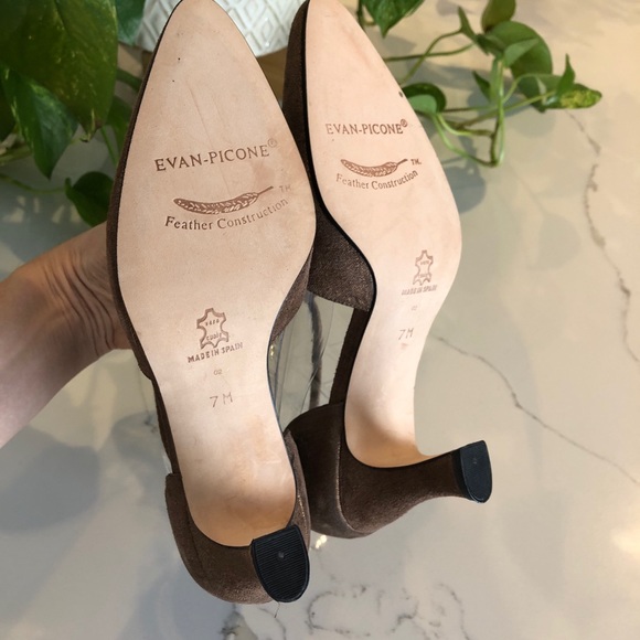 Evan-Picone Feather Constructed Women’s Dress Pumps Pointed Toe Strappy Sz. 7. - Picture 4 of 11